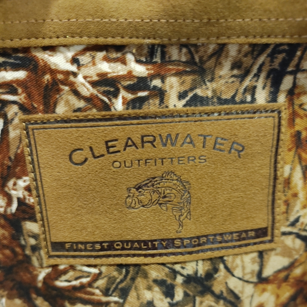 CLEARWATER OUTFITTERS SUEDE TRIM DEER HUNT SHIRT XXL - Picture 5 of 7